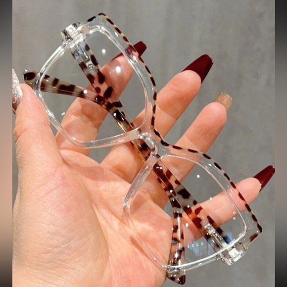 1pc Women's Trendy Blue Light Blocking Glasses Frame, Suitable For Everyday Wear - Picture 2 of 4